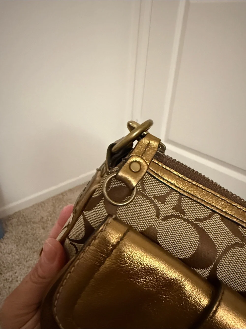 Coach stylish metallic